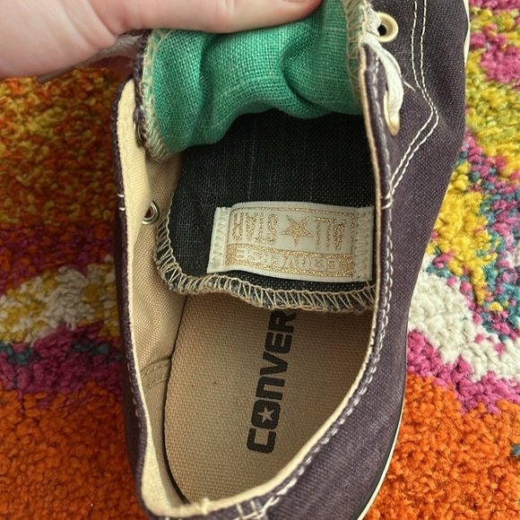 EUC WOMENS SIZE 9 CONVERSE DOUBLE TONGUE SHOES - Picture 3 of 9